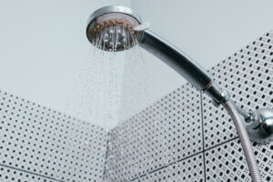 Hard-water-deposits-on-a-shower-Head-in-Gilbert-AZ